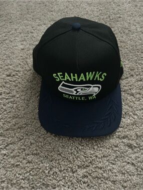 New Era 9FIFTY Seattle Seahawks NFL Snapback Hat Cap Black Blue Green